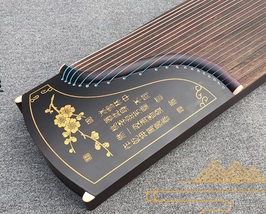 21 String Chinese Guzheng Gold Plum Blossom Pattern - £313.45 GBP