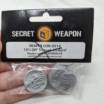 Secret Weapon Beveled Edged Rocky Bone Miniature Bases - £11.10 GBP
