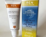 Ren Skincare Wake Wonderful Night Time Facial 1.3oz Boxed - £24.67 GBP