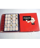 Complete Po-Ke-No Poker Keno 12 Board Vintage Set With Chips Pokeno - £7.87 GBP