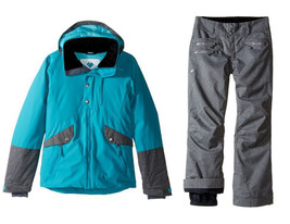 Obermeyer Ski Snowboard Suit Set Kenzie Jacket &amp; Jessi Pants,Size XS (6/7 Girls) - £108.21 GBP