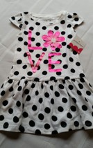 Jumpin Bean black and white polka dot 2T dress - £11.19 GBP