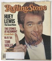 Huey Lewis Signed Autographed Complete &quot;Rolling Stone&quot; Magazine - Lifetime COA - £78.30 GBP