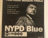 NYPD Blue TV Guide Print Ad Dennis Franz TPA6 - £4.65 GBP