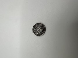 1897 1/2 Dino Peru 900 Silver Coin Drill Hole  - $21.78