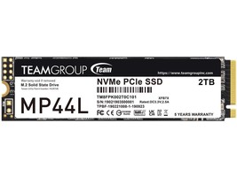 Team Group MP44L M.2 2280 2TB PCIe 4.0 x4 with NVMe 1.4 TM8FPK002T0C101 - £144.35 GBP