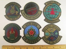 (Lot of 6) US AIR FORCE Patches USAF 446 FMS, 7th MOBILE AERIAL etc [Y11... - £45.60 GBP