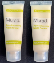 2x Murad Resurgence Age-Balancing Night Cream 0.6 fl oz - £14.33 GBP