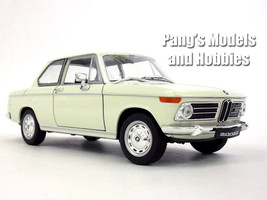 1969 BMW 2002Ti 1/24 Scale Diecast Metal Model by Welly - CREAM/WHITE - $32.66