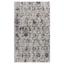 10&#39; X 13&#39; Cream And Gray Damask Stain Resistant Area Rug - $1,466.14