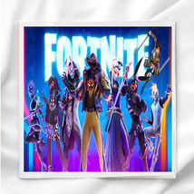 Fabric Panel Quilt Block Fortnite Image Printed on Fabric Square FNFP74963 - $5.00+