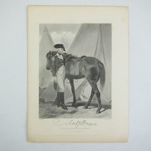General Anthony Wayne Antique 1863 Steel Engraving Print Revolutionary War RARE - £39.32 GBP