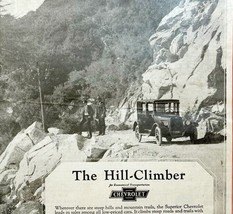 1923 Chevrolet Hill Climber Detroit XL Advertisement 14 x 11.25 Automobilia - £28.70 GBP