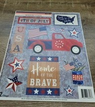 (2) Window Clings, Home Of The Brave,USA, Patriotic. 4th of July - $11.83
