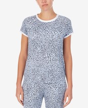 DKNY Womens Sleepwear Contrast-Trim Sleep T-Shirt,Blueprint,X-Large - $29.70