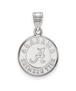 REAL Sterling Silver LogoArt University of Alabama Medium Disc Pendant - $75.22 CAD
