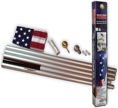 Valley Forge AFP20F Aluminum IN-GROUND Flag Pole Kit With Usa Flag (Open Box) - £107.46 GBP