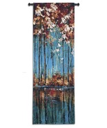61x20 THE MIRROR By Luis Solis Trees Birds Water Nature Tapestry Wall Ha... - £178.32 GBP