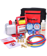 Mini Split/Hvac/Auto AC Repair Complete Tool Kit - Includes 1-Stage 4.5 ... - $284.40