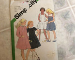 Simplicity 9935 Girl&#39;s Dress Pattern - Size 7 and 8 uncut factory folded - $15.04