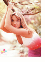 Britney Spears teen magazine pinup clipping by a tree sexy pose Big Bopp... - $3.50