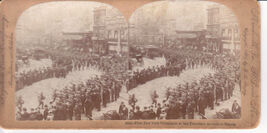 1898 Antique Stereoview-1st NY Volunteers at SF Manila-Keystone View Co-... - $9.74