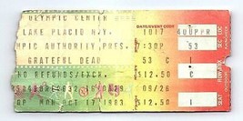 Grateful Dead Concert Ticket Stub Octobre 17 1983 Lake Calme New York - $53.44