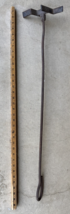 Antique Cattle Branding Iron Cast Wrought Iron Western Cowboy - $123.75