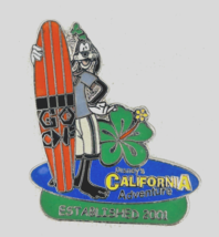 Disney Exclusive DCA Established 2001 Surfboard Series Goofy Pin#4423 - £20.97 GBP