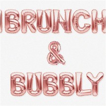 Champagne Blush Celebration Set - Rose Gold Brunch Bubbly Balloon Banner... - $516.51 MXN