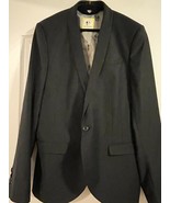 Noose and Monkey Wool Blazer jacket Men’s Size 44C Dark Navy Blue - $51.13 CAD