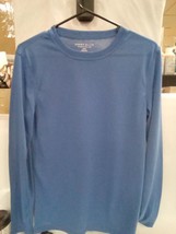 Perry Ellis Portfolio Men Solid Long-Sleeve Pajama T-Shirt -Blue (S) 066BoxE Tp - £12.95 GBP
