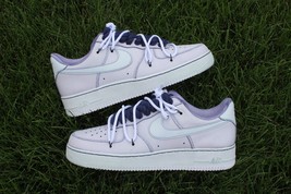 Custom Navy Blue Air Force 1s – Off White Air Force Two-Tone Design with... - $224.99