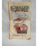Vintage Egg Harbor Cafe Breakfast Lunch Catering Menu - $17.81