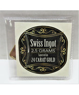 American Novelty Coin Treasures 2.5g Swiss Ingot Tribute Brass Layered 2... - £12.89 GBP