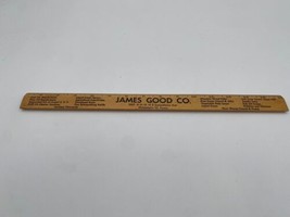Antique Advertising 15-inch Wood Ruler James Good Co. Philadelphia PA - $8.59