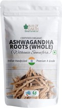 Organic Ashwagandha Roots Whole Withania Somnifera Premium 200GM - $16.82