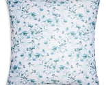 Sferra Duchesse Cadet Blue Euro Sham Floral Print Reversible Sateen Ital... - $36.00