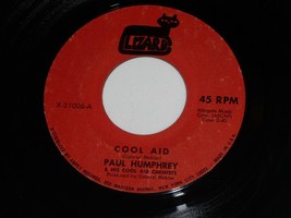 Paul Humphrey Cool Aid Detroit 45 RPM Record Vintage Lizard Label VG++ t... - $39.99