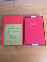 1952 Zondervan Holy Bible Concordance - Red Letter Text -- Red Cover -- With Box - £20.40 GBP