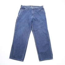 Vintage 90s Ralph Lauren Mens 38x32 Distressed Spell Out Baggy Wide Leg Jeans - £62.34 GBP