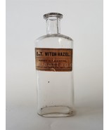 1910 antique HARRY VALENTINE pharmacy GLASS BOTTLE baltimore md WITCH HA... - £36.94 GBP