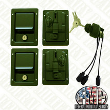 Humvee Security Green Lock Kit Door Handles &amp; Key Ignition Switch-
show origi... - £298.37 GBP