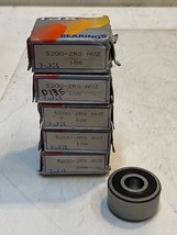 5 Quantity of IJK Double Row Ball Bearings 5200-2RS | 30x14x10mm (5 Quan... - $656.79 MXN