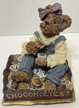 VTG 2000 Boyds Bears and Friends Never Enough Chocoholics Resin Figurine 227746 - £8.30 GBP