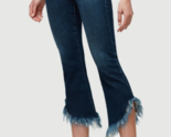 FRAME Damen Jeans Bootcut Le Crop Mini Boot Shredded Dunkelblau Größe 25W - $83.36
