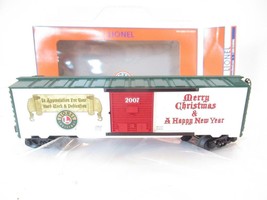 Lionel Christmas - 29954 - 2007 Dealers Christmas Boxcar - 0/027- NEW- Sh - $30.41