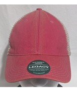 LEGACY Old Favorite Red Trucker Cap - Pre-owned - Adjustable Mesh Snapback - $9.94