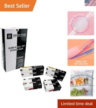 Organize &amp; Protect with 270 Count Slider &amp; Zipper Bags - Versatile Food ... - $45.00
