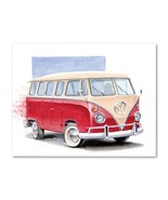 VW BUS Art Print - $33.39 CAD